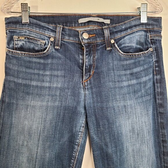 Joe's Jeans Rocker Ryder Dark Indigo Wash Boot cut Denim Jeans Mid Rise 32x34 - Picture 4 of 11